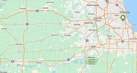 Bridgeport Branch Map