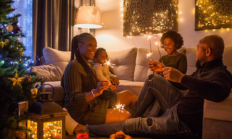 NuMark Credit Union members enjoying the holidays