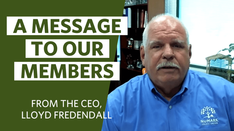 A Message from our CEO Lloyd Fredendall
