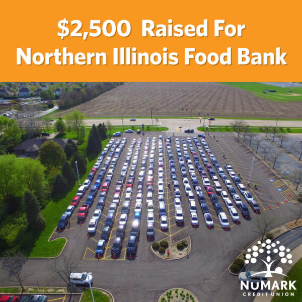 We raise 2500 for Northern Illinois Food Bank