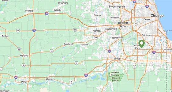 Tinley Park Branch Map