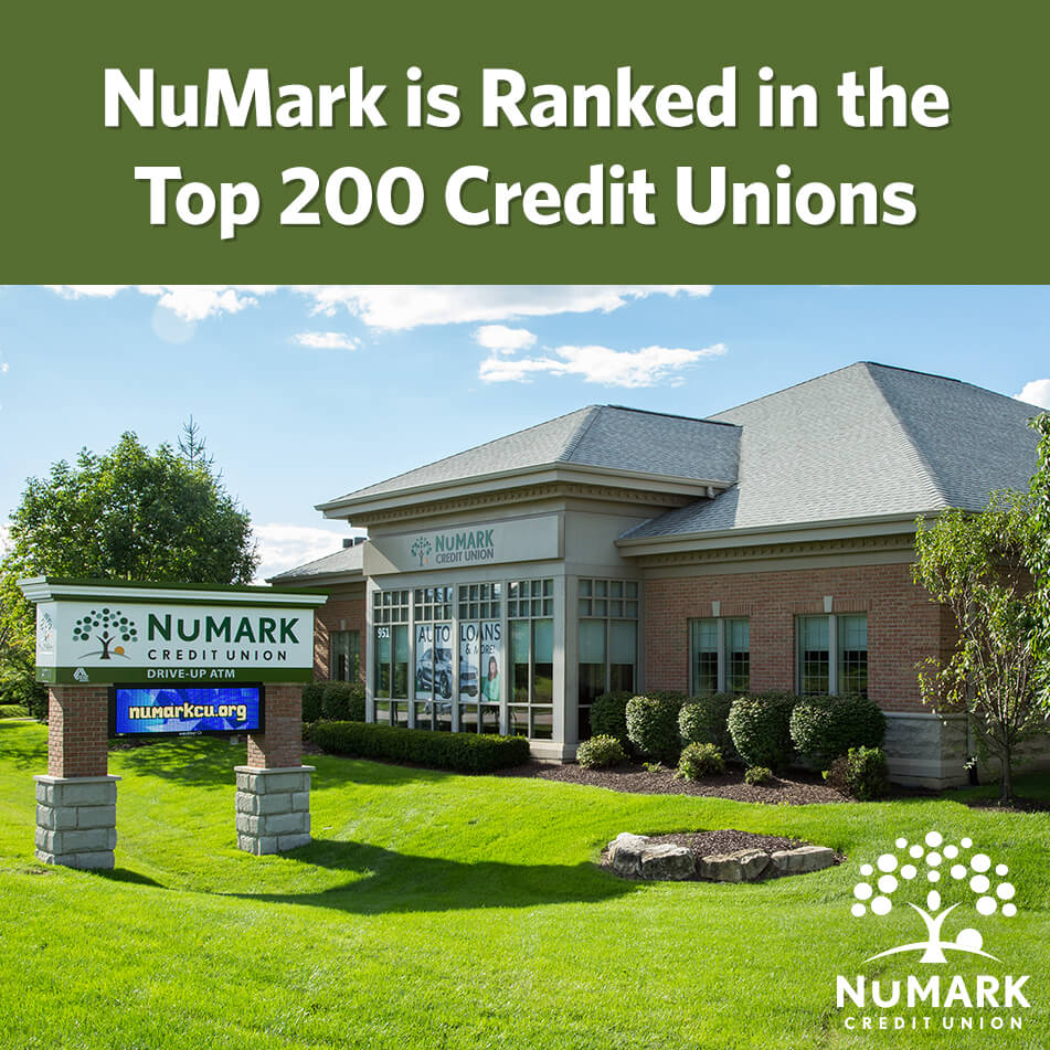 NuMark is Ranked in the Top 200 Credit Unions